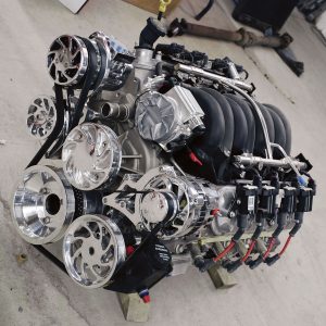 As a lighter, efficient engine, Chevy’s LS2 has captured enthusiasts’ imagination. the popularity of this engine has been 
followed with cool components such as Synister Products’ serpentine belt system.  