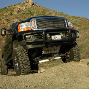 Superlift’s 8” Super Duty kit clears up to 38s while looking and riding great.